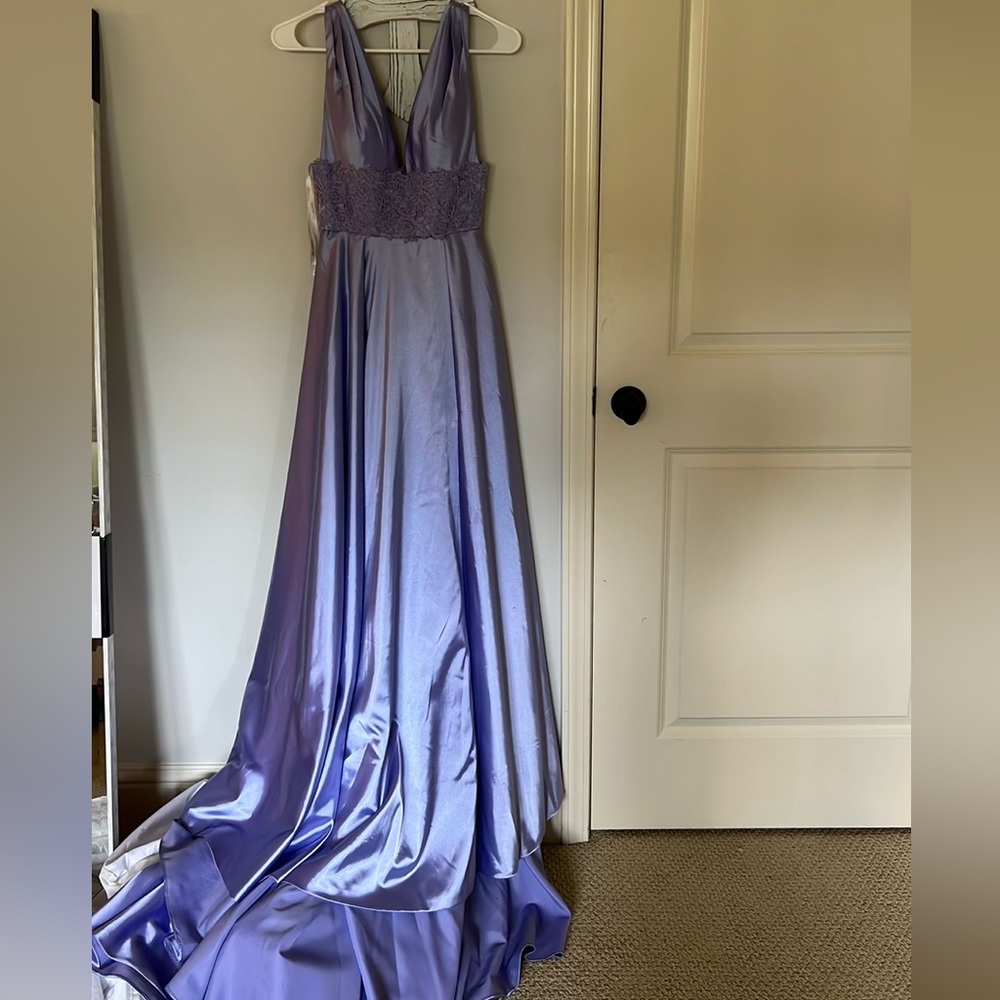 Lavender Sherri hill gown